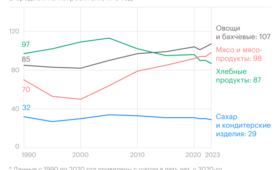 Как россияне стали есть почти 100 кг мяса в год. Инфографика